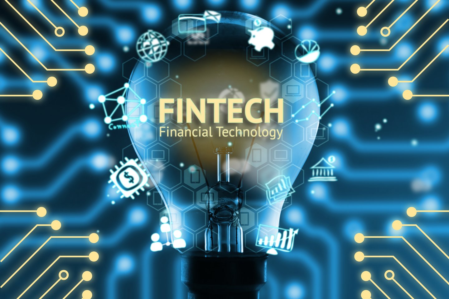 Fintech,Concept,.,Icons,Of,Financial,Technology,And,Bank,.
