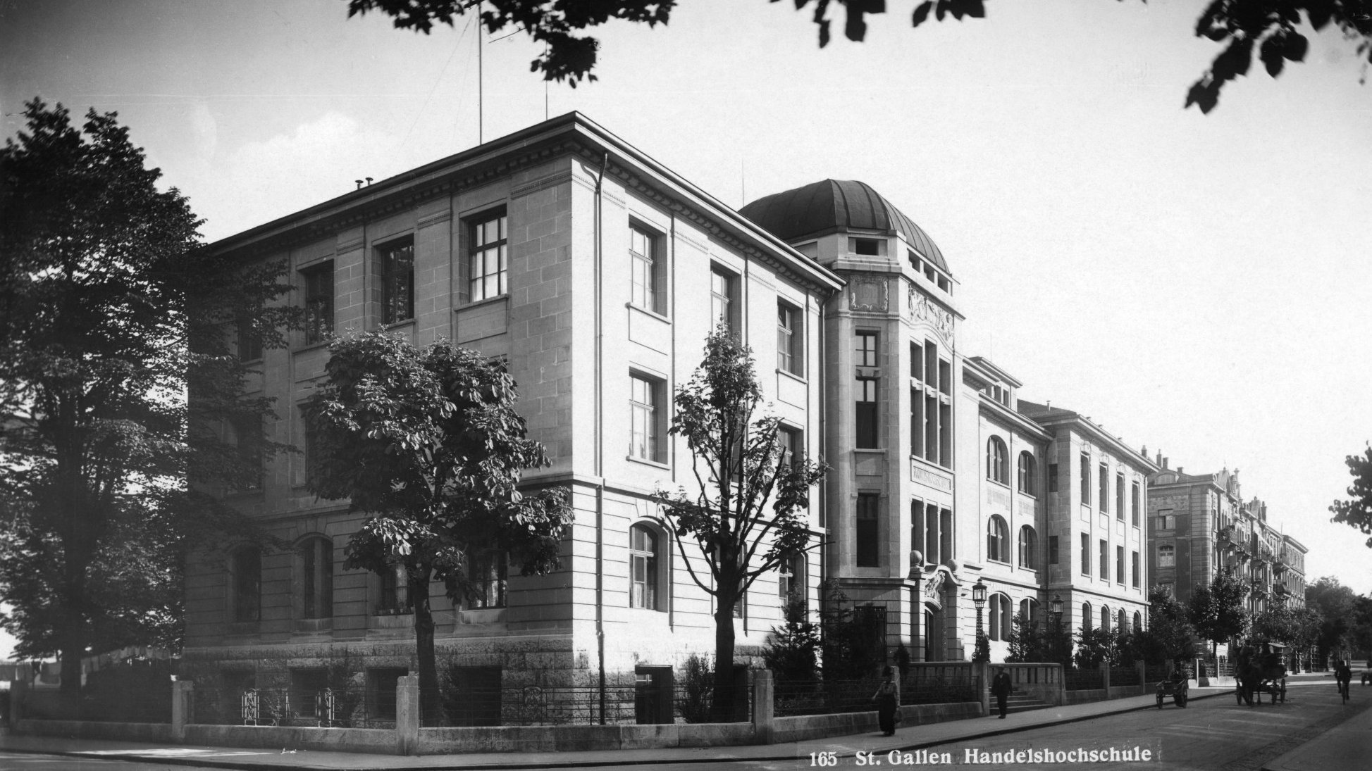 Die Handelsakademie an der Notkerstrasse 20 ca. 1915 Die Handelsakademie an der Notkerstrasse 20 ca. 1915