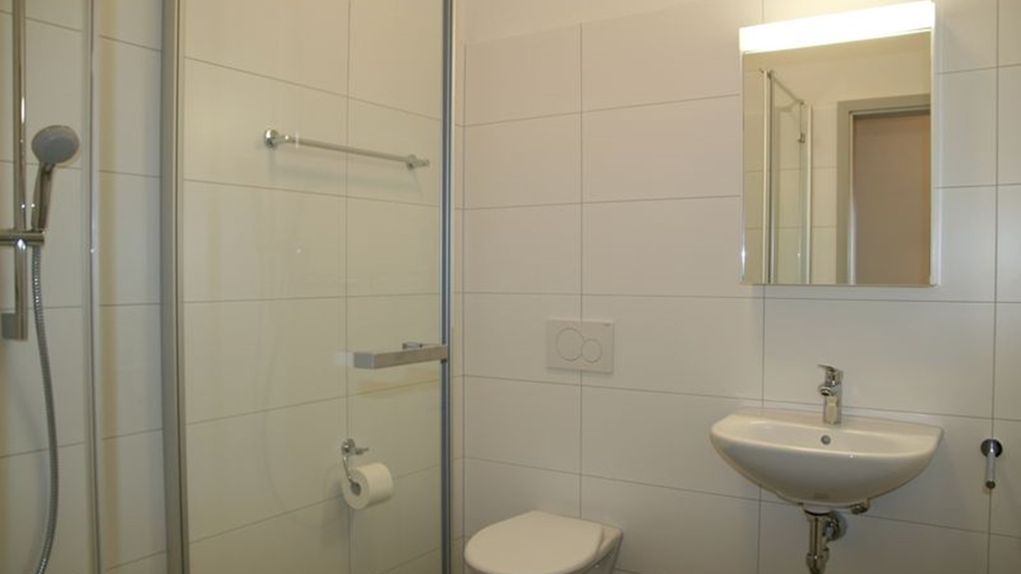 Bathroom with a shower
