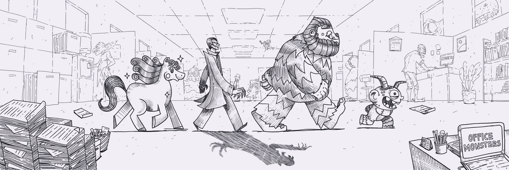 Das Buch "Office Monsters" von zwei HSG-Dozierenden beleuchtet Probleme der Arbeitswelt neu. | unisg.ch