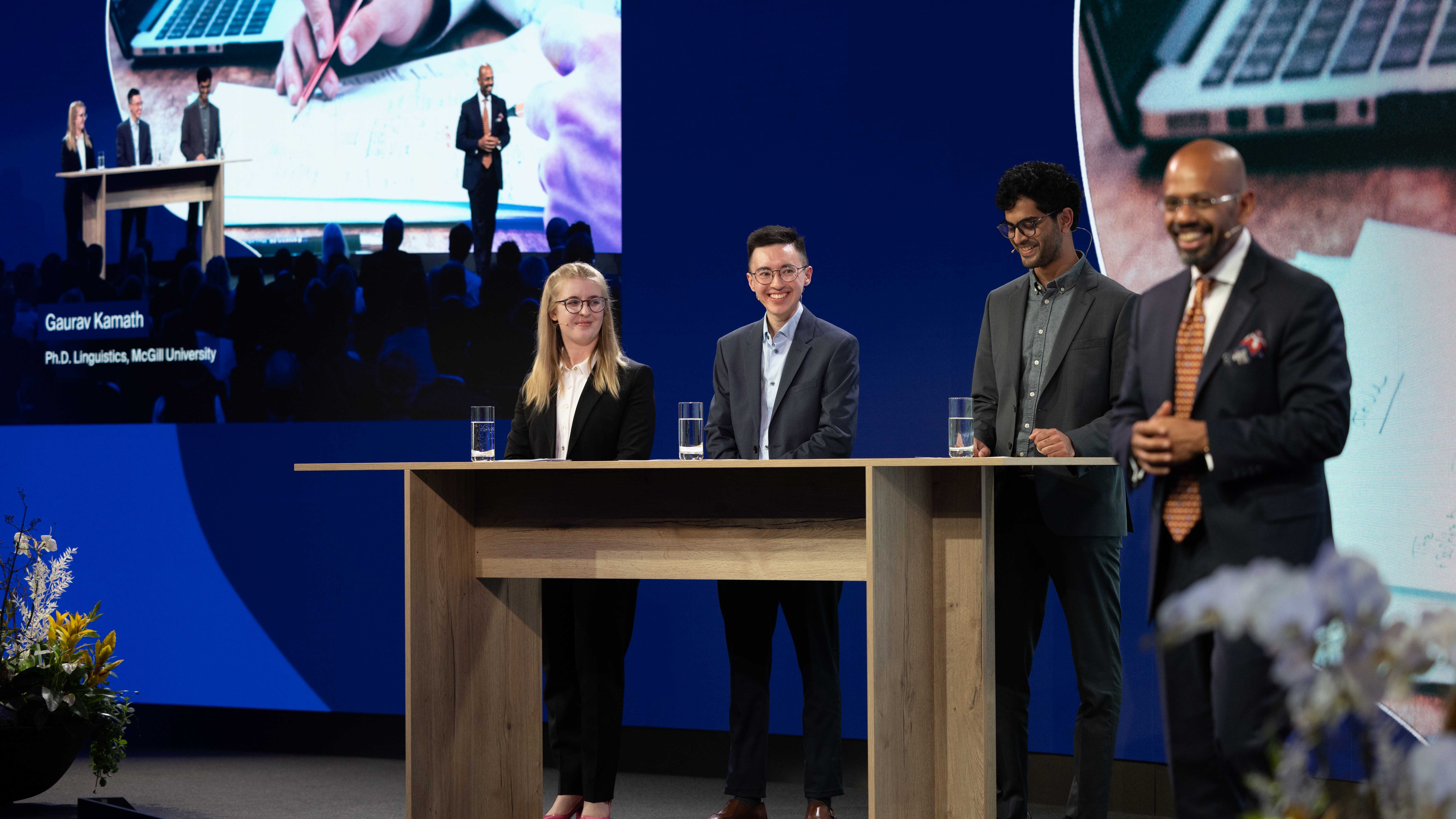 Megan Murphy, Elliot Gunn, Gaurav Kamath und Aditya Ghosh Megan Murphy, Elliot Gunn, Gaurav Kamath und Aditya Ghosh