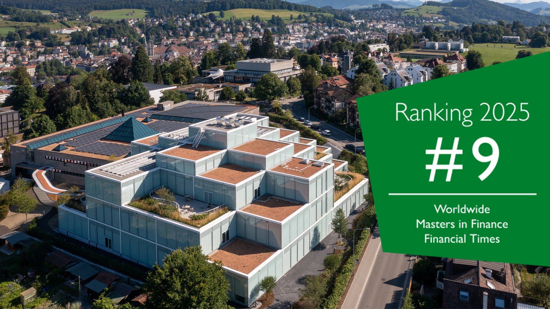 Financial Times global ranking places HSG Master's in Finance at #9