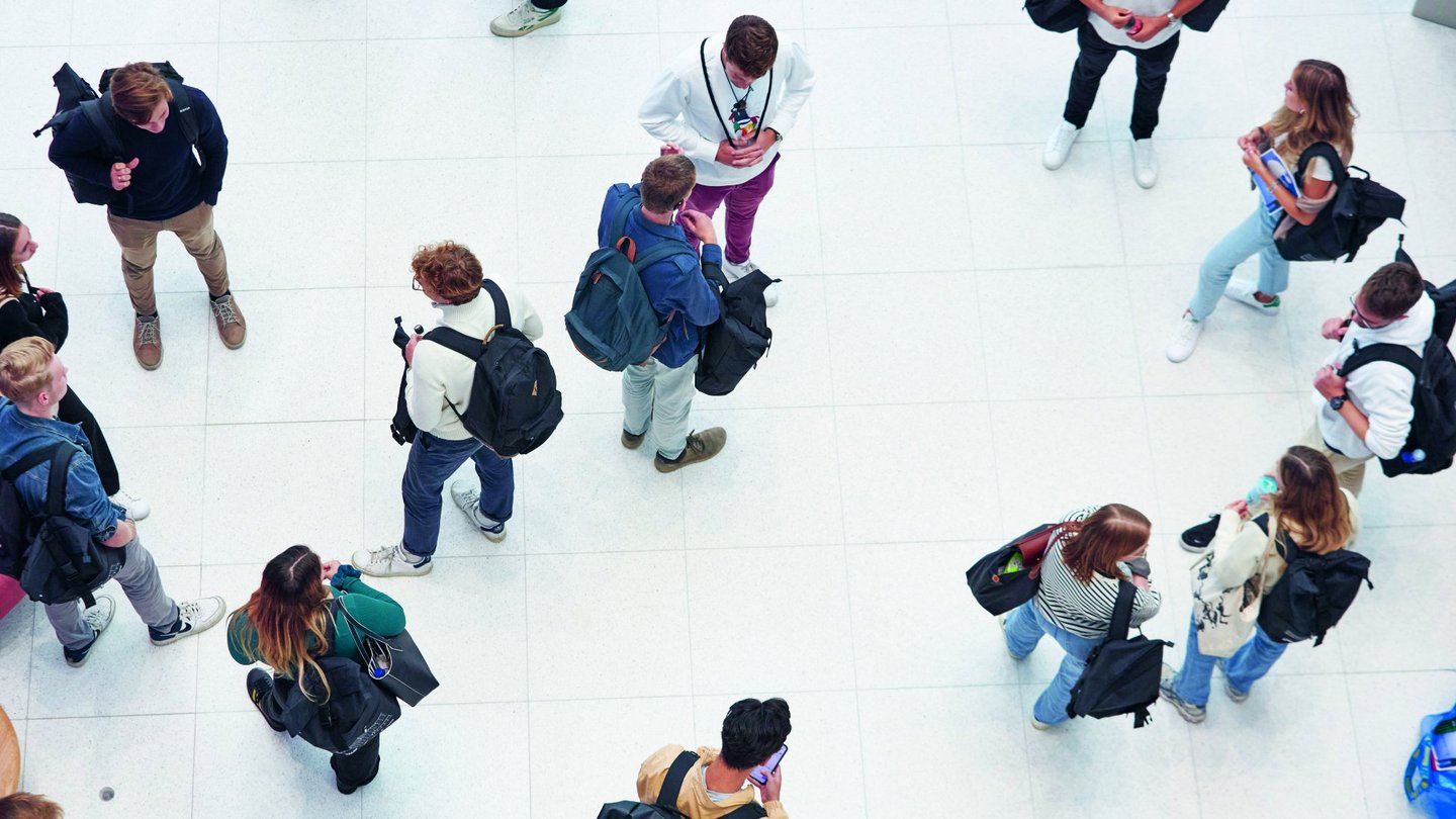 HSG-Studierende im HSG SQUARE