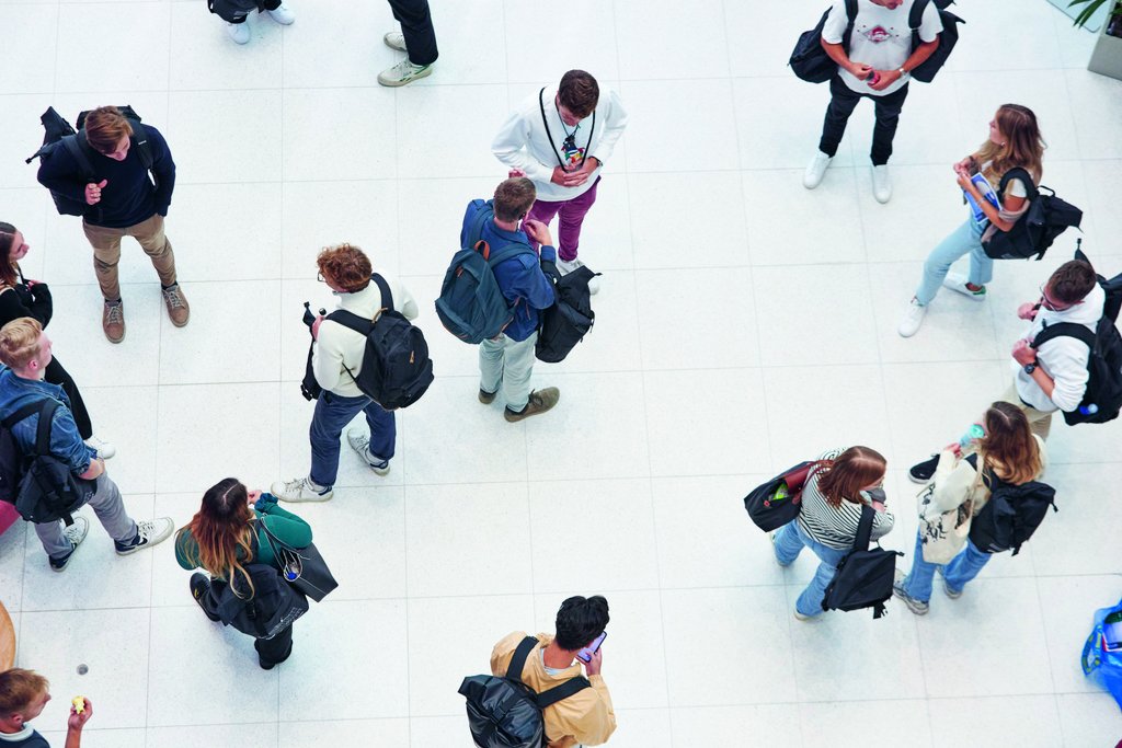 HSG-Studierende im HSG SQUARE