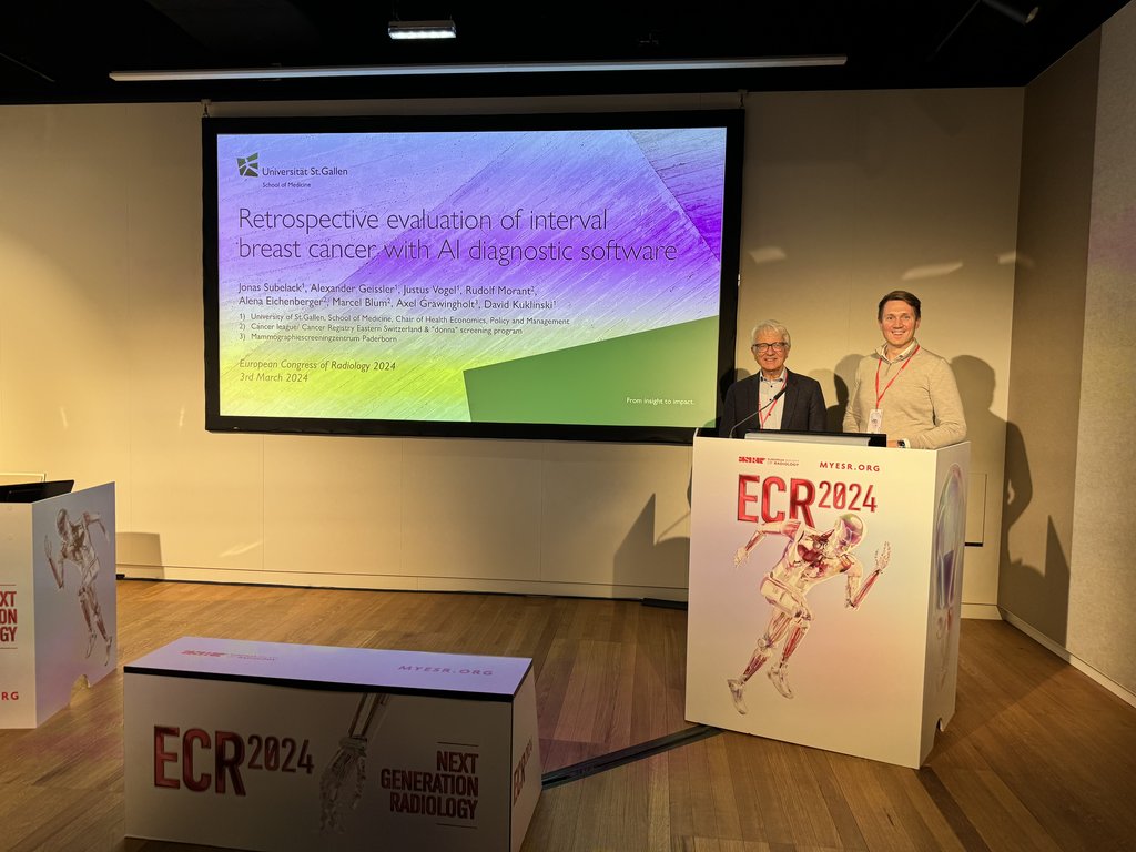 Use of AI in breast cancer screening programmes | unisg.ch