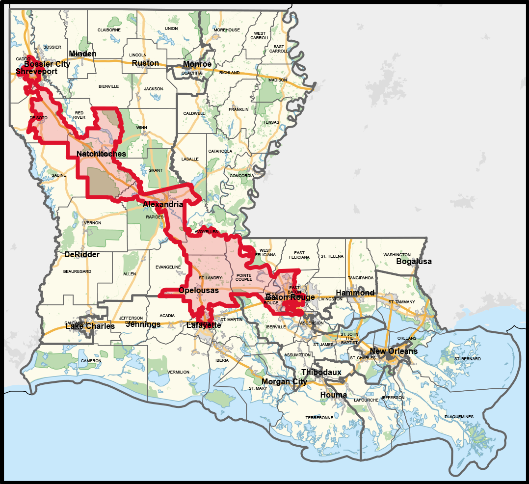 Louisianas 6. Kongresswahlbezirk (seit 2025)
