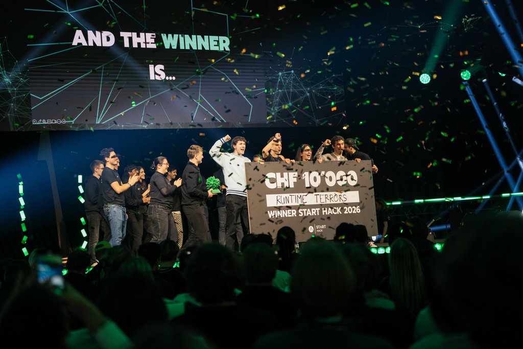 Das Team «Runtime Terrors» gewinnt den START Hack 2026 – ein Rückblick Das Team «Runtime Terrors» gewinnt den START Hack 2026 – ein Rückblick