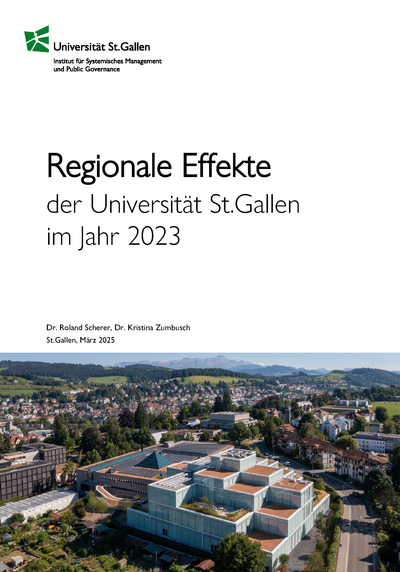 Regionale Effekte der HSG im Jahr 2023