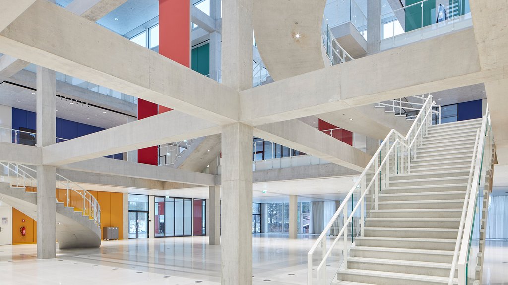 "SQUARE" the newest building at the University of St.Gallen where the future of learning and teaching is explored