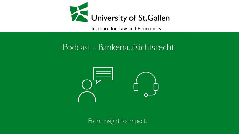 Podcast zum Bankenaufsichtsrecht